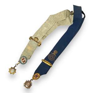 Two Buffs (RAOB) Medals with Sash