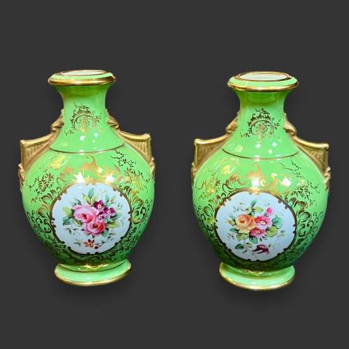 Pair of Early 20th Century Coalport Vases image-1