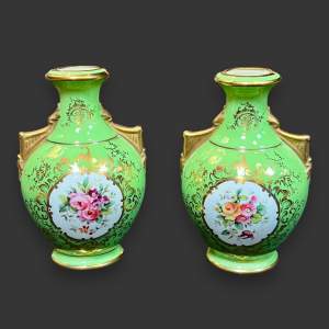 Pair of Early 20th Century Coalport Vases