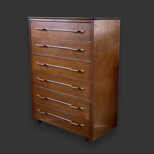 Lebus Mid Century Oak Chest of Drawers image-2