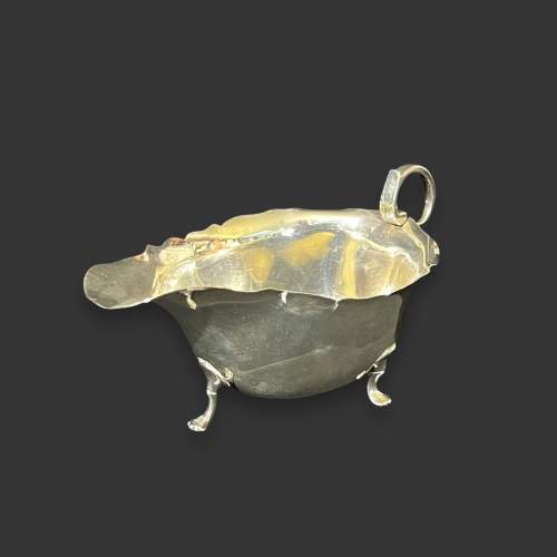 20th Century Silver Sauceboat image-2