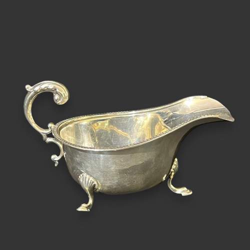 George V Silver Sauce Boat image-1