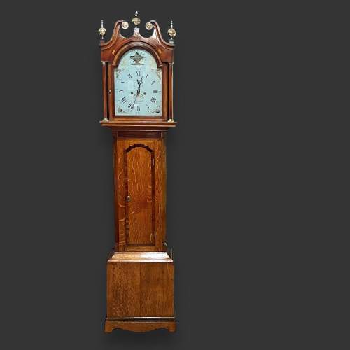 18th Century Eight Day Grandfather Clock by Jonathan Lambert image-1