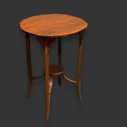 Edwardian Round Mahogany Table image-1