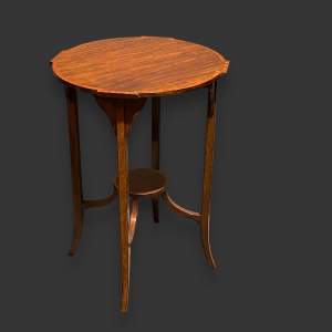 Edwardian Round Mahogany Table