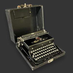 Cased Royal Typewriter