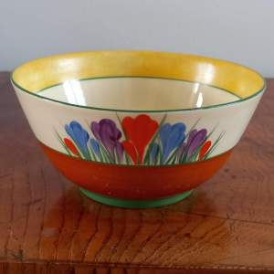 Clarice Cliff Bizarre Autumn Crocus Bowl