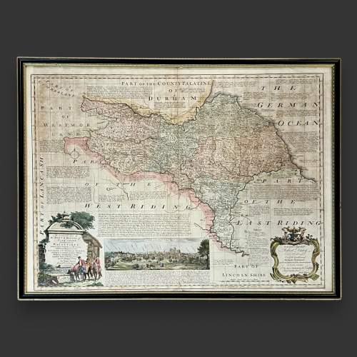 Framed Map of North Yorkshire image-1