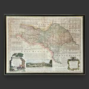 Framed Map of North Yorkshire