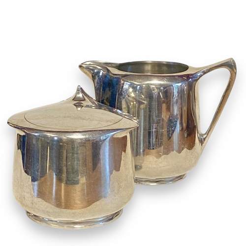 Picquot Ware Aluminium Teaset on Tray image-2