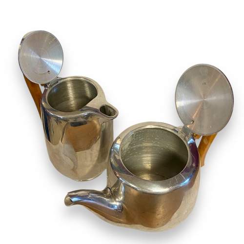 Picquot Ware Aluminium Teaset on Tray image-3