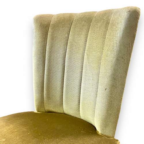 Pair of Mid Century Upholstered Cocktail Chairs image-6