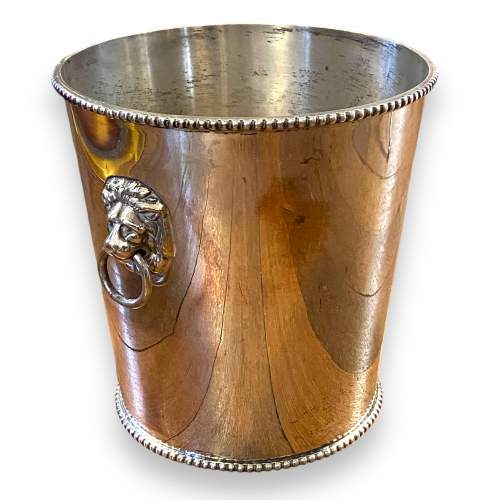 Floor Standing Silver Plated Wine Cooler image-5