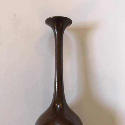 Early 20th Century Japanese Bronze Vase image-2