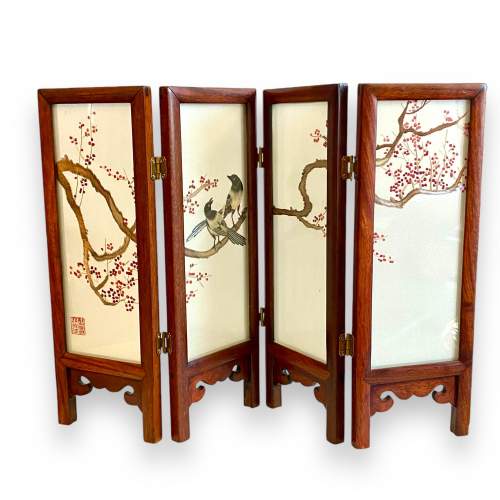 Chinese Miniature Folding Screen image-4