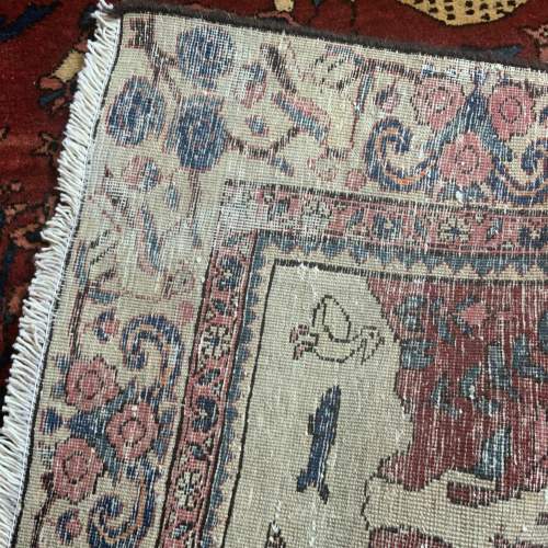 Finest Quality Hand Knotted Persian Rug Afshar Floral Animal image-4