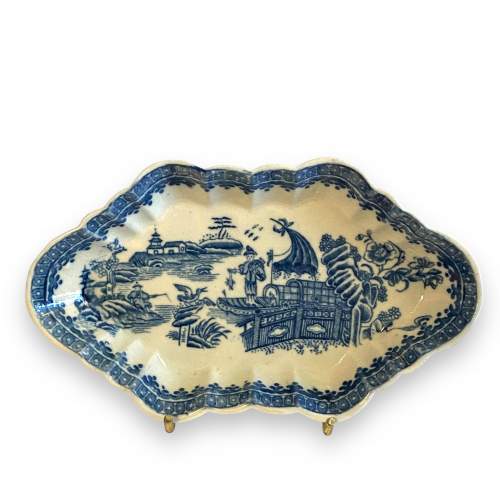 Caughley 18th Century Porcelain Spoon Tray image-1