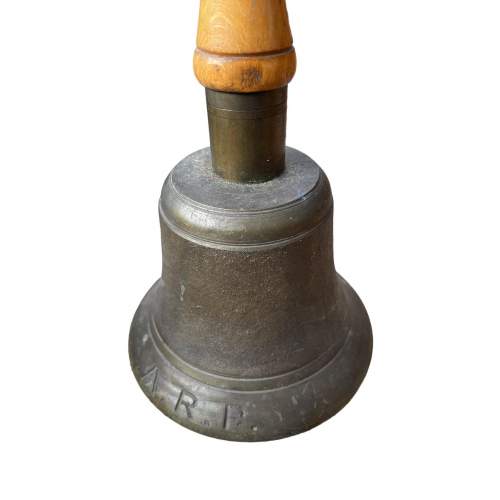 WW2 Air Raid Patrol Brass Bell ARP image-3