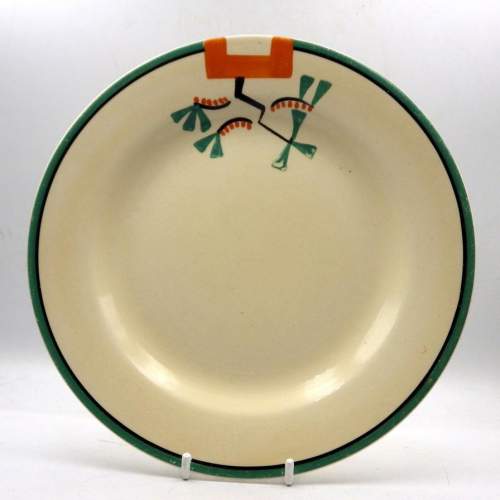 Clarice Cliff 1930s Art Deco Bizarre Ravel Side Plate image-1