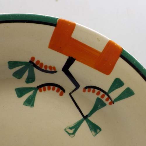 Clarice Cliff 1930s Art Deco Bizarre Ravel Side Plate image-4