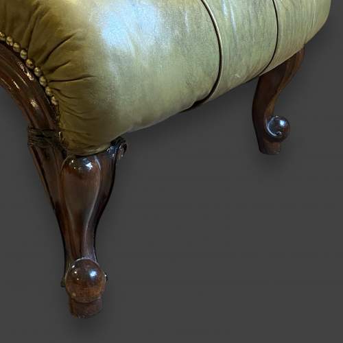 Victorian Leather Chesterfield Library Chair image-6