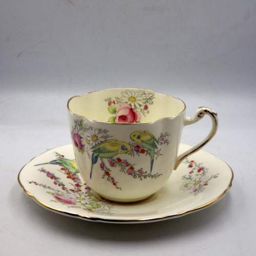 Paragon 1930 Princess Margaret Birth Souvenir Cup & Saucer image-1