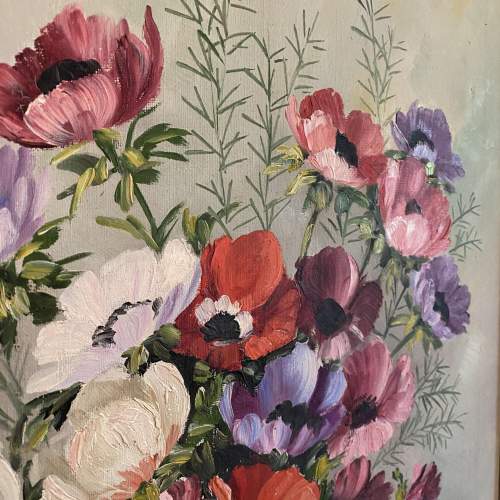 Sibylle Robertin - Floral Oil on Canvas Circa 1930 image-4